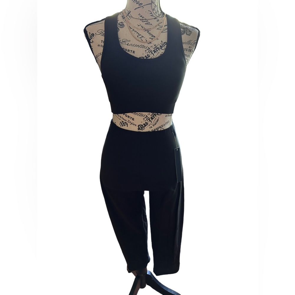 NWT Black Athletic Set